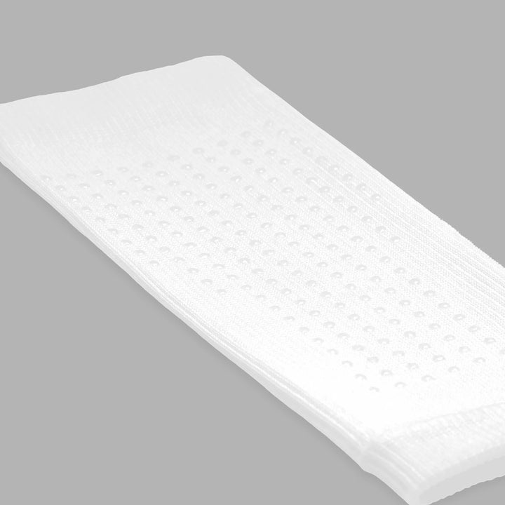 Basic White Seamless Forearm Sleeve with Grip