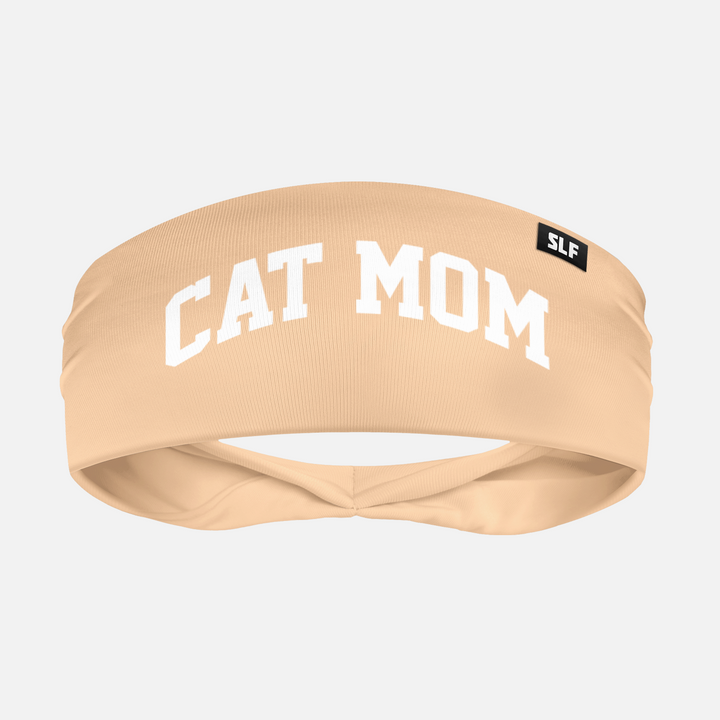 Cat Mom Beige Headband