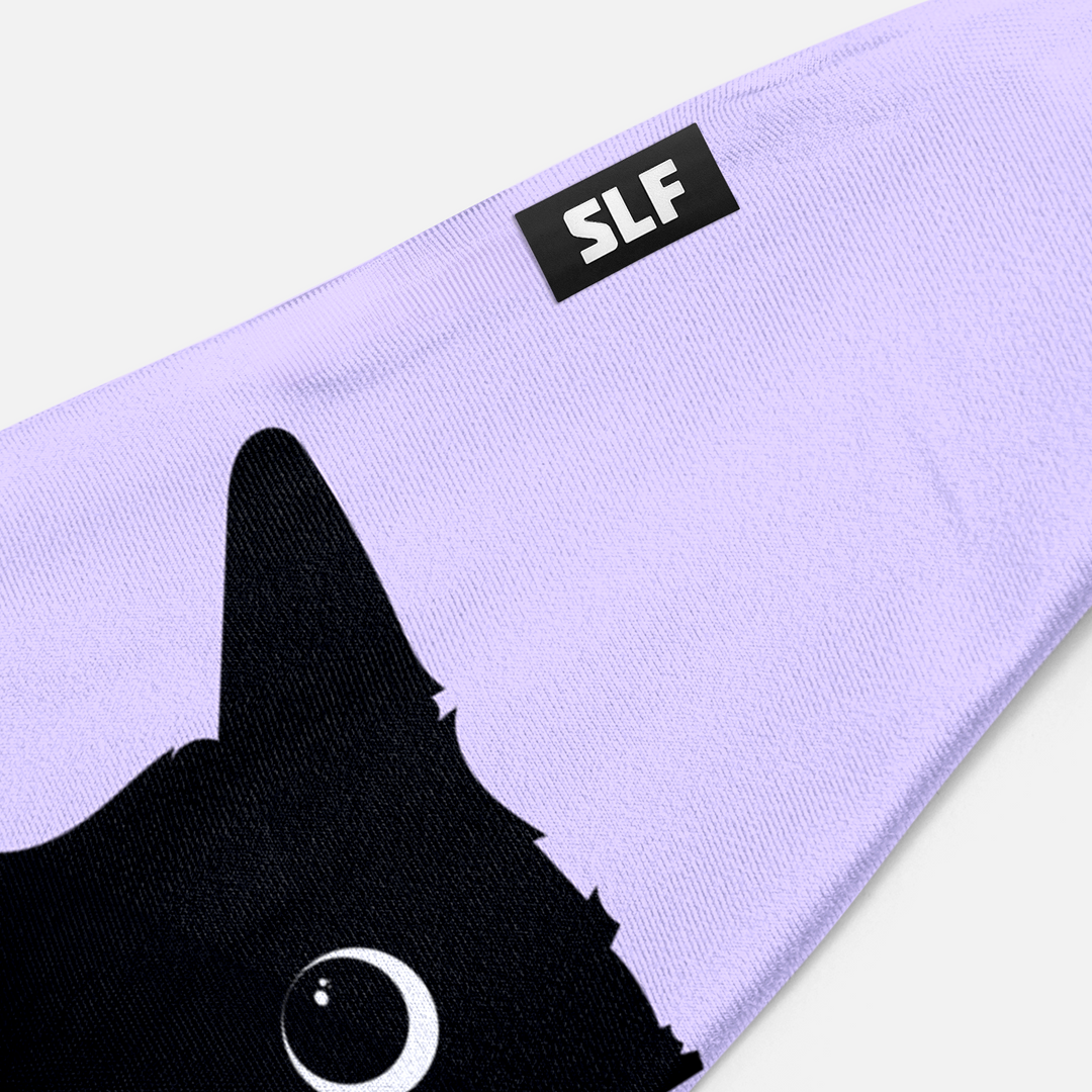 Cat Peeking Light Purple Headband