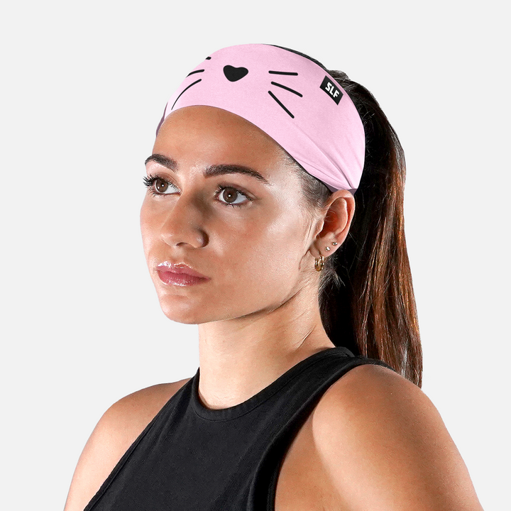 Cat Whiskers Pink Headband