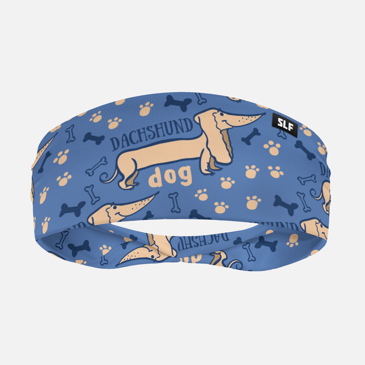 Dachshund Denim Blue Headband