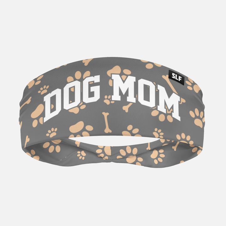 Dog Mom Gray Headband