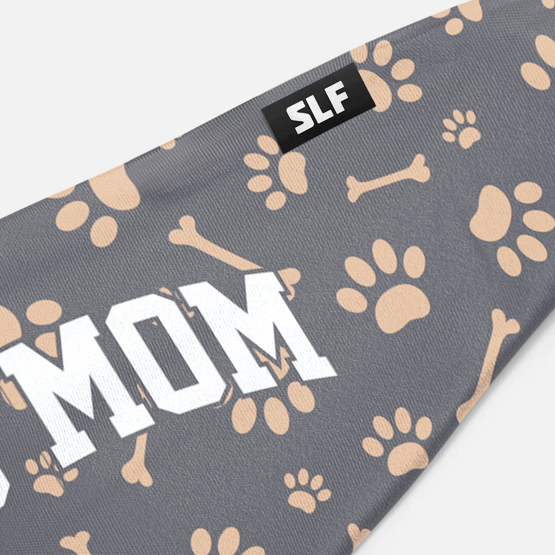 Dog Mom Gray Headband