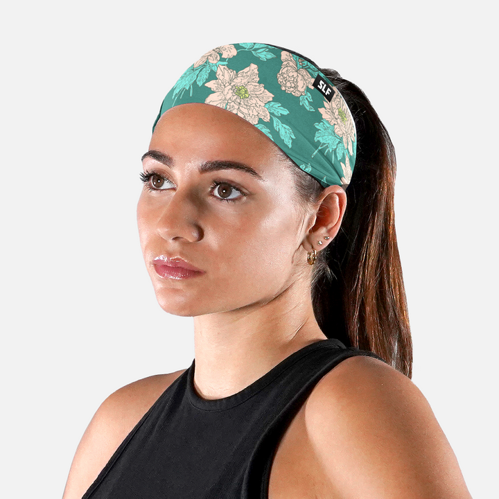 Green Mint Bloom Headband