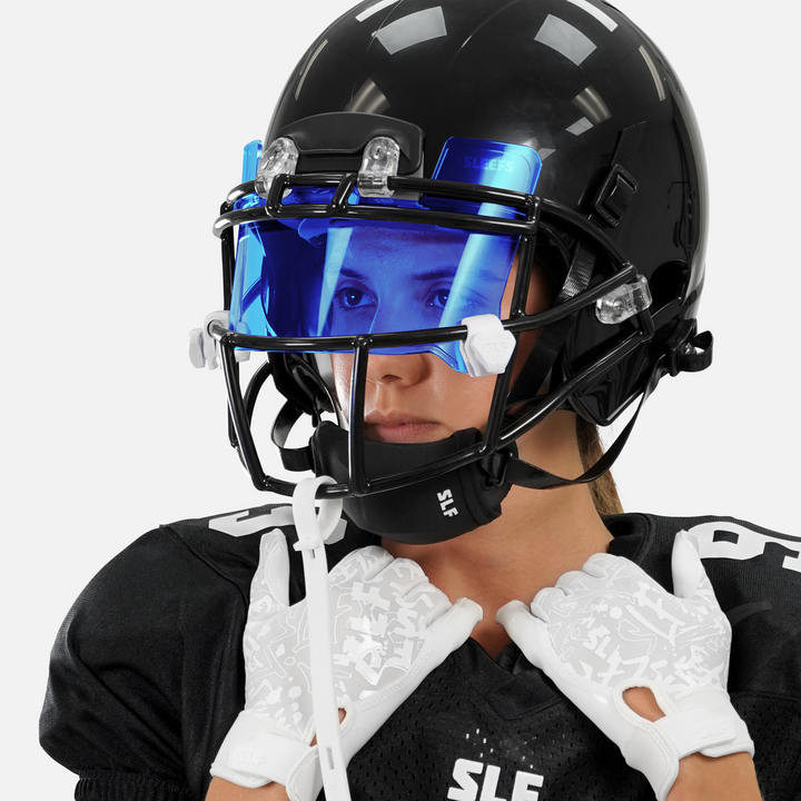 Hue Blue Clear Helmet Eye-Shield Visor