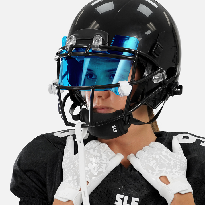 Hue Blue Helmet Eye-Shield Visor