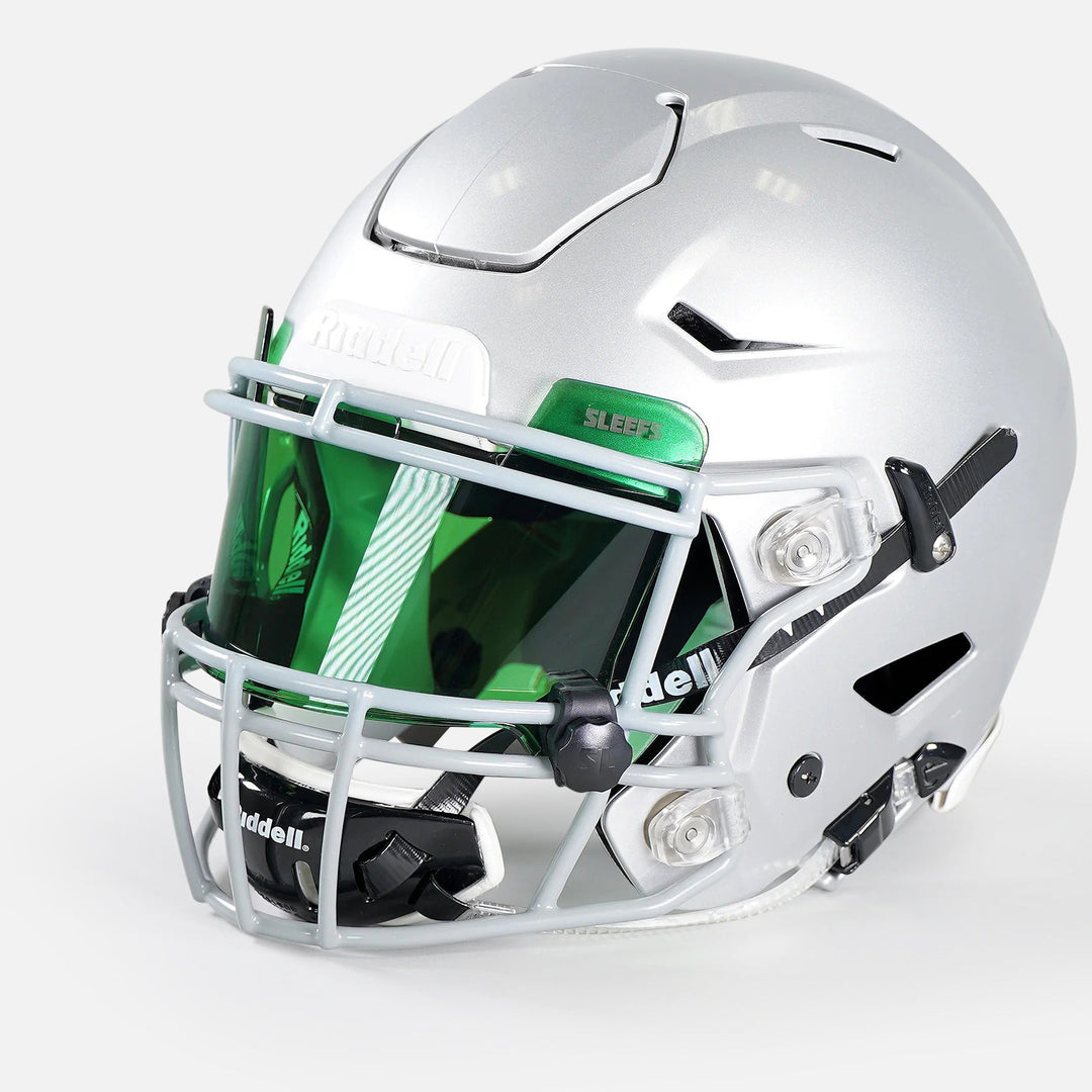 Hue Green Helmet Eye-Shield Visor