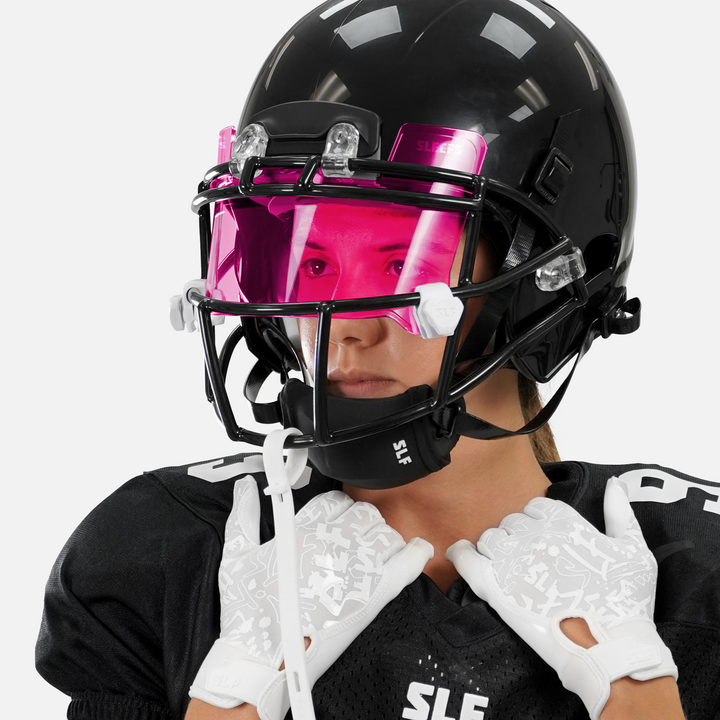 Hue Pink Clear Helmet Eye-Shield Visor