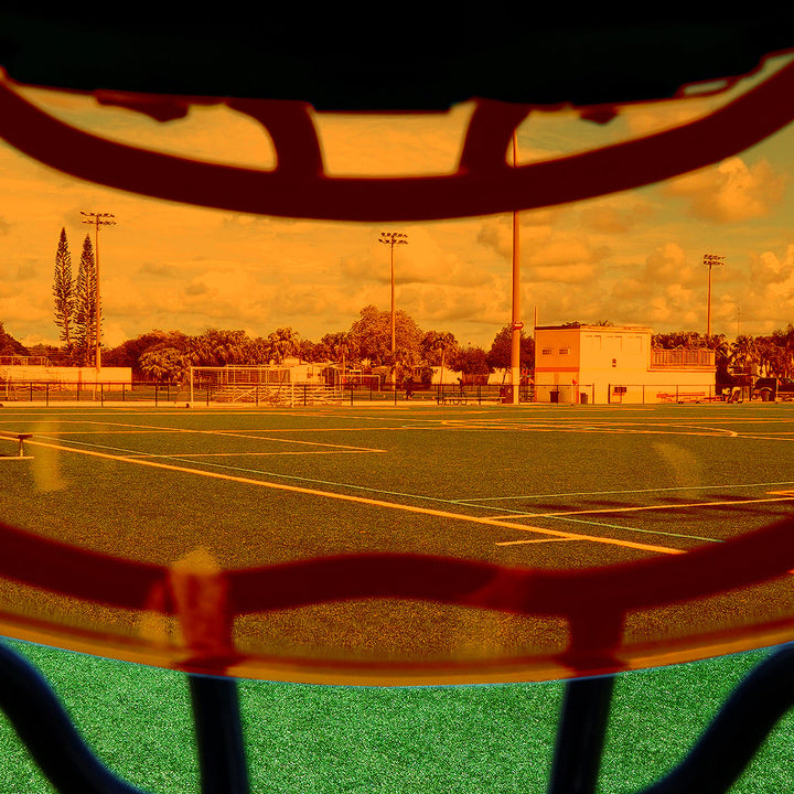 Clear Orange Helmet Eye-Shield Visor