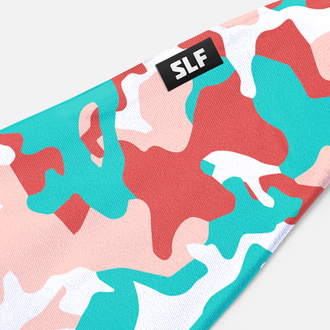 Light Salmon Camo Headband