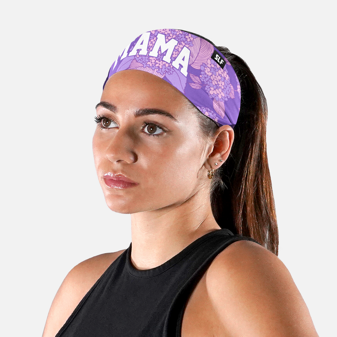 Mama Floral Purple Headband