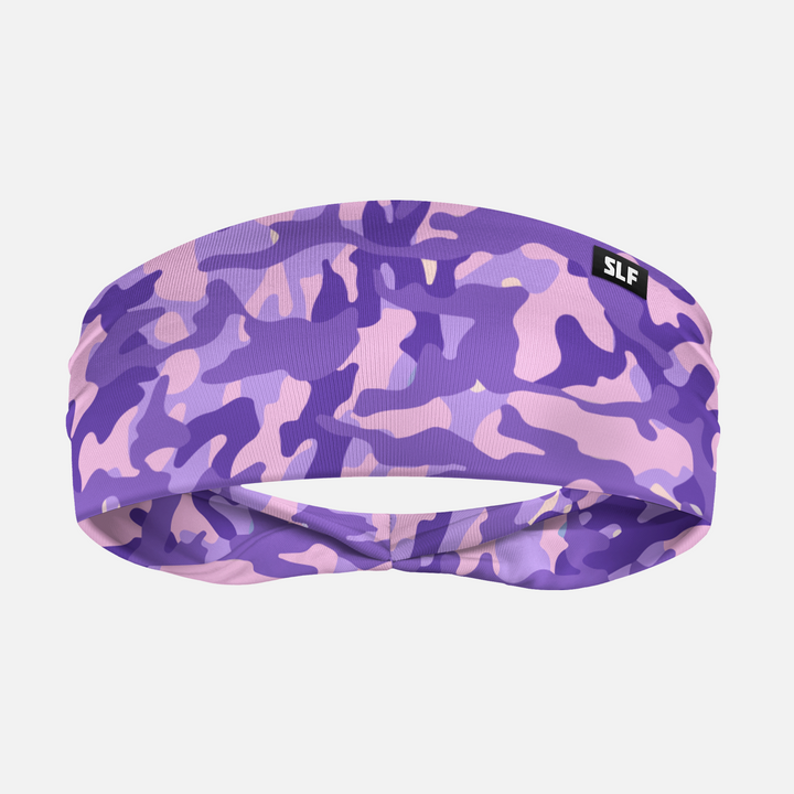 Purple Camo Headband