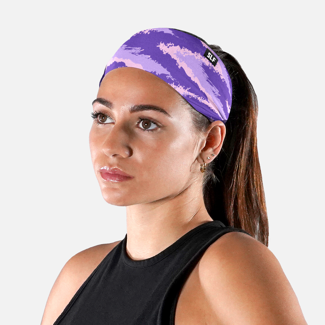 Purple Zig Zag Headband