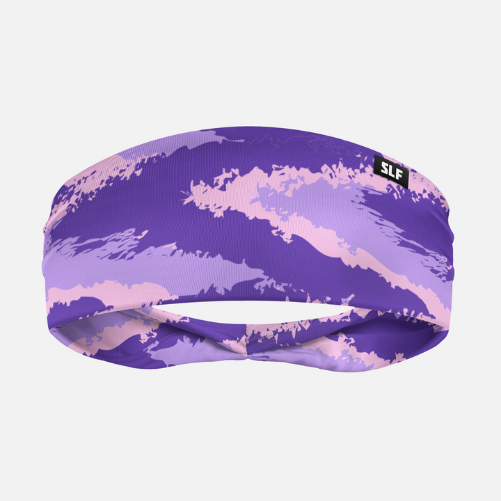 Purple Zig Zag Headband