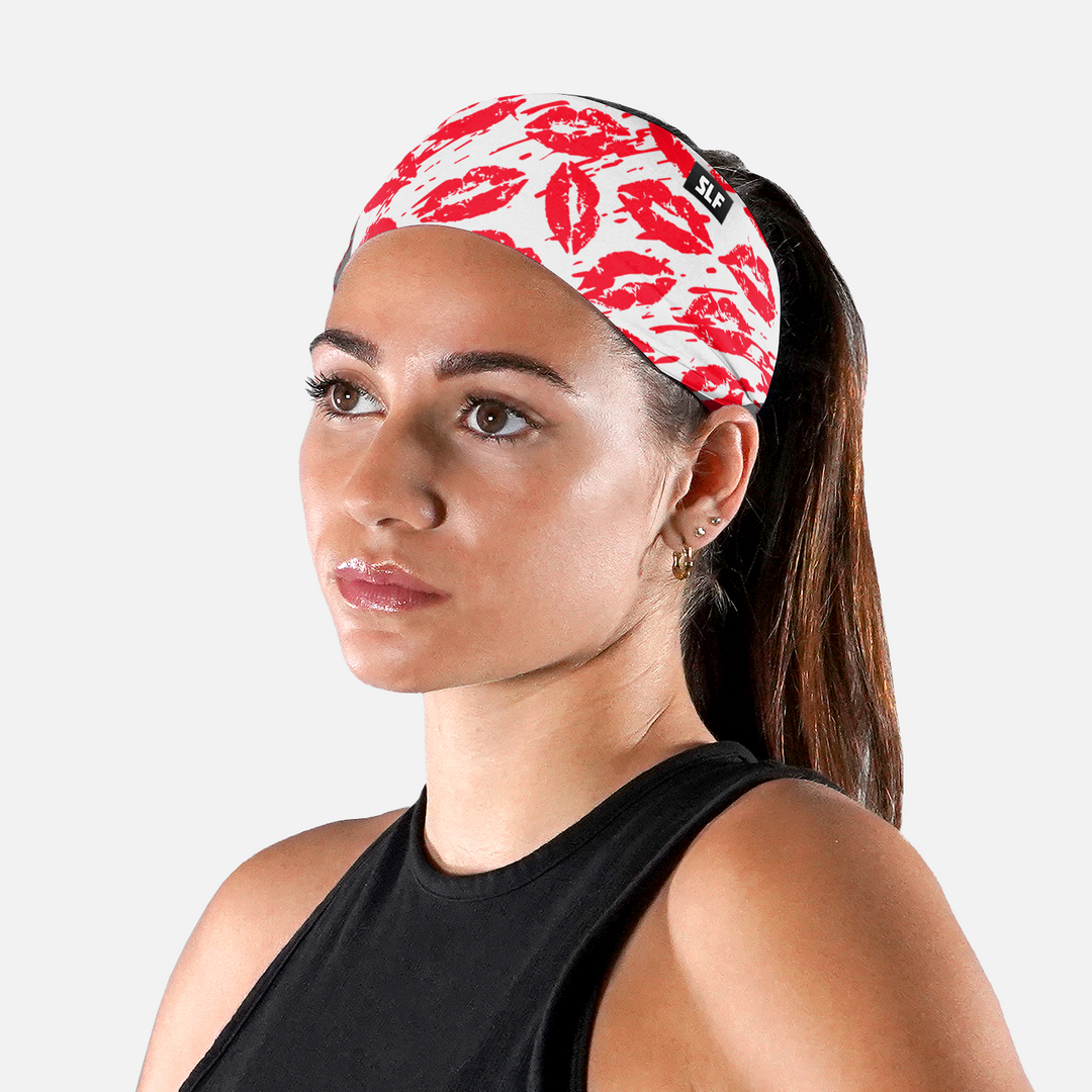 Red Kiss Mark Headband