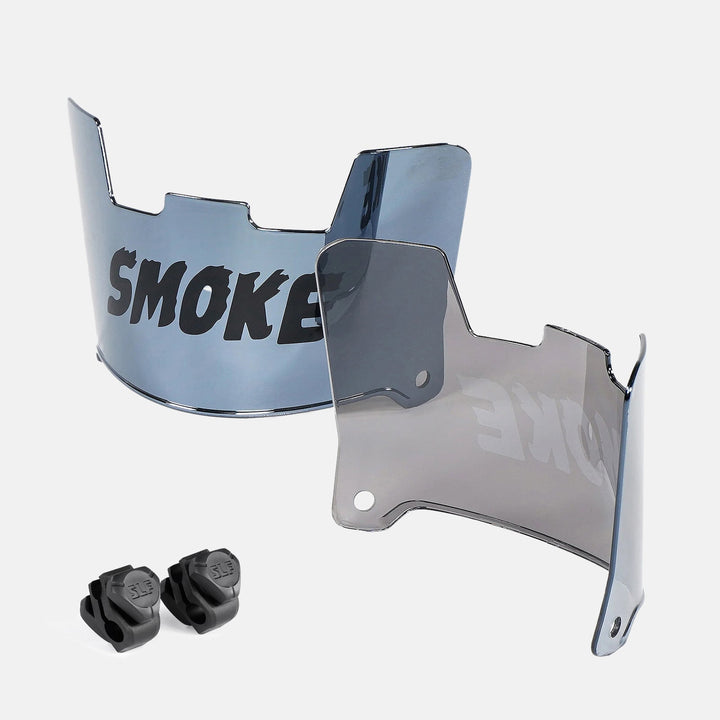 Smoke Silver Moonstone Helmet Eye-Shield Visor