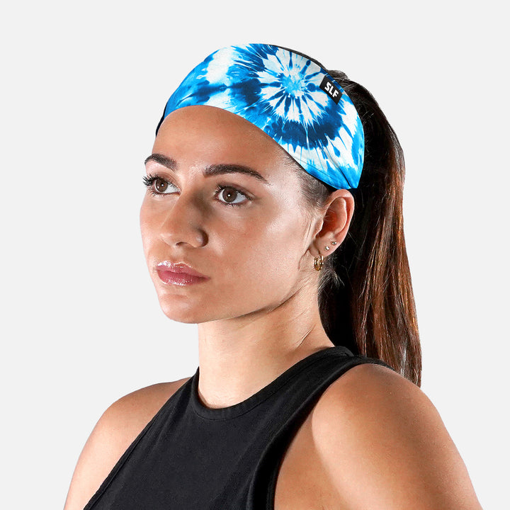 Tie Dye Blue Headband