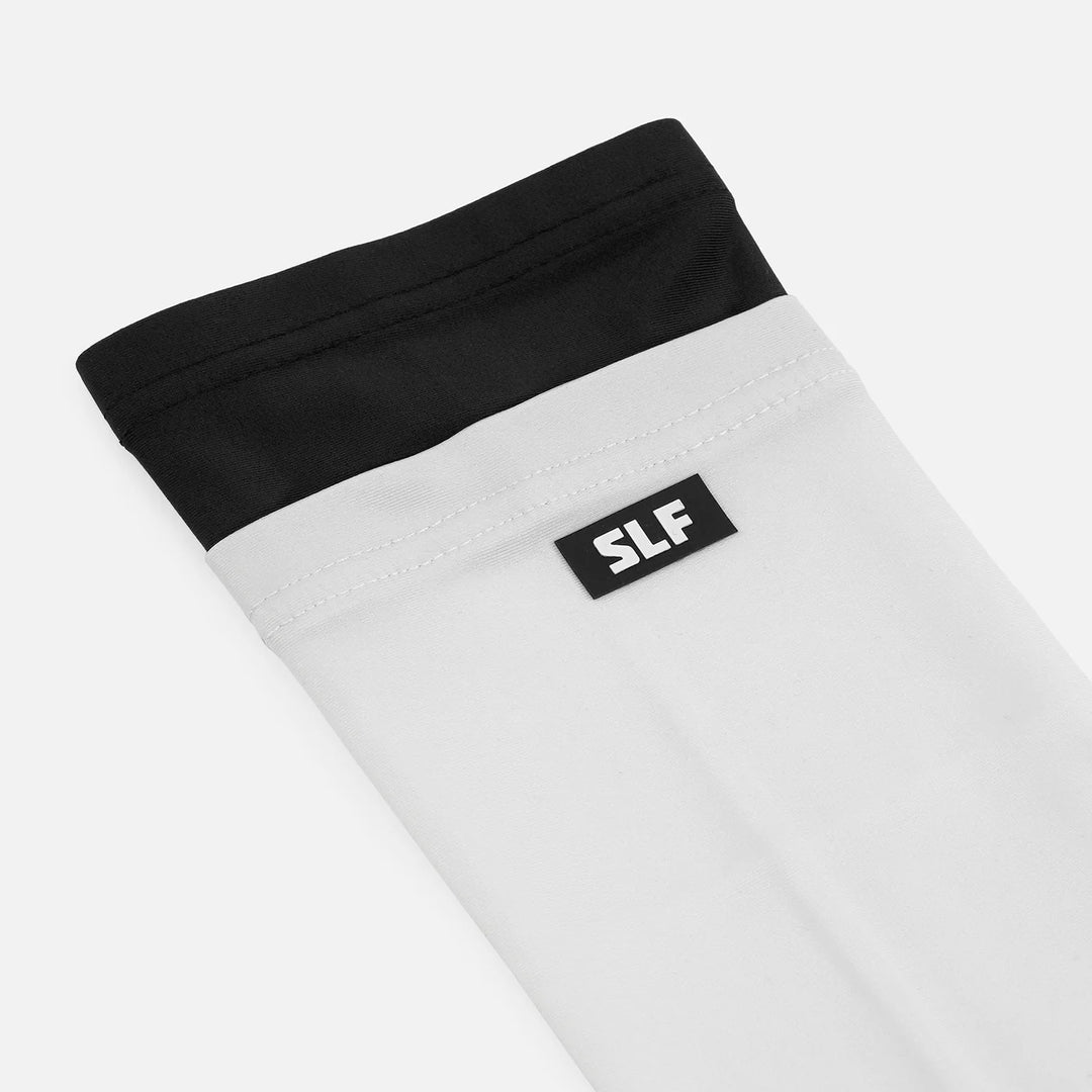 Faith Cross White Black Double Arm Sleeve